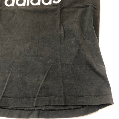 【中古品】【メンズ】 adidas アディダス 90's TREFOIL LOGO PRINT S/S TEE 90年代 トレフォイル ロゴ プリント ショートスリーブ Tシャツ 半袖 トップス 148-250813-KS-26-tei サイズ：L カラー：ブラック 万代Net店