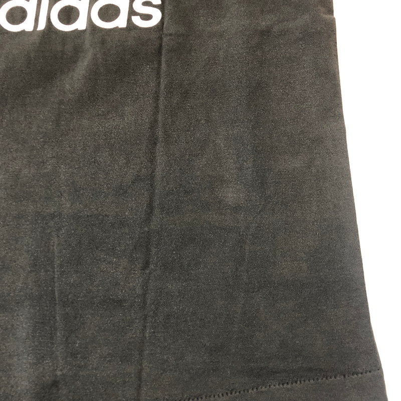 【中古品】【メンズ】 adidas アディダス 90's TREFOIL LOGO PRINT S/S TEE 90年代 トレフォイル ロゴ プリント ショートスリーブ Tシャツ 半袖 トップス 148-250813-KS-26-tei サイズ：L カラー：ブラック 万代Net店
