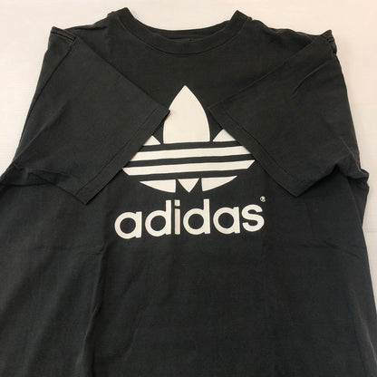 【中古品】【メンズ】 adidas アディダス 90's TREFOIL LOGO PRINT S/S TEE 90年代 トレフォイル ロゴ プリント ショートスリーブ Tシャツ 半袖 トップス 148-250813-KS-26-tei サイズ：L カラー：ブラック 万代Net店