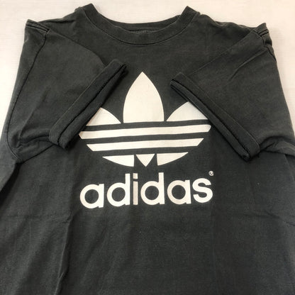 【中古品】【メンズ】 adidas アディダス 90's TREFOIL LOGO PRINT S/S TEE 90年代 トレフォイル ロゴ プリント ショートスリーブ Tシャツ 半袖 トップス 148-250813-KS-26-tei サイズ：L カラー：ブラック 万代Net店