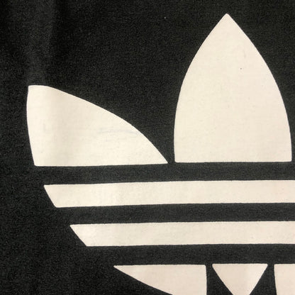 【中古品】【メンズ】 adidas アディダス 90's TREFOIL LOGO PRINT S/S TEE 90年代 トレフォイル ロゴ プリント ショートスリーブ Tシャツ 半袖 トップス 148-250813-KS-26-tei サイズ：L カラー：ブラック 万代Net店