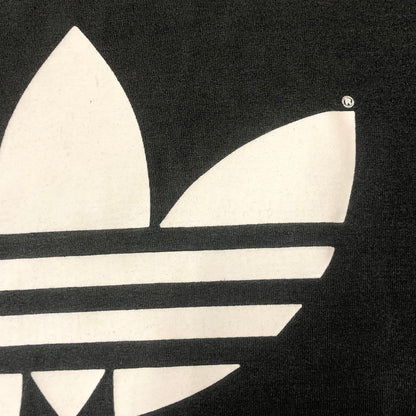 【中古品】【メンズ】 adidas アディダス 90's TREFOIL LOGO PRINT S/S TEE 90年代 トレフォイル ロゴ プリント ショートスリーブ Tシャツ 半袖 トップス 148-250813-KS-26-tei サイズ：L カラー：ブラック 万代Net店
