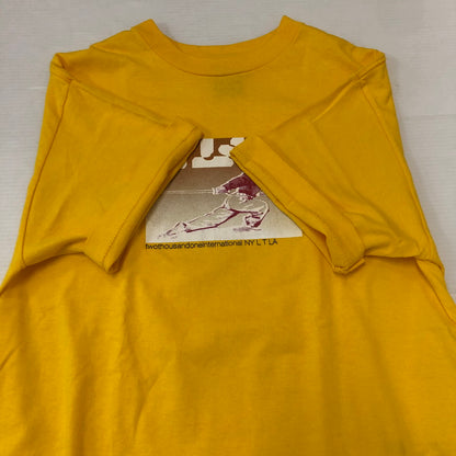【中古品】【メンズ】 STUSSY ステューシー 90's CHINA GIRL PRINT S/S TEE 90年代 チャイナガール プリント ショートスリーブ Tシャツ 半袖 トップス 142-250813-KS-21-fuz サイズ：M カラー：イエロー/ブラウン/ブラック 万代Net店