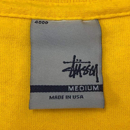 【中古品】【メンズ】 STUSSY ステューシー 90's CHINA GIRL PRINT S/S TEE 90年代 チャイナガール プリント ショートスリーブ Tシャツ 半袖 トップス 142-250813-KS-21-fuz サイズ：M カラー：イエロー/ブラウン/ブラック 万代Net店