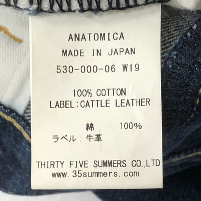 【現状渡し品】【メンズ】 ANATOMICA アナトミカ 618 ORIGINAL DENIM PANTS 530-000-06 618 オリジナル デニムパンツ ボトムス ジーンズ 151-250820-KS-21-tei サイズ：29 カラー：インディゴ 万代Net店