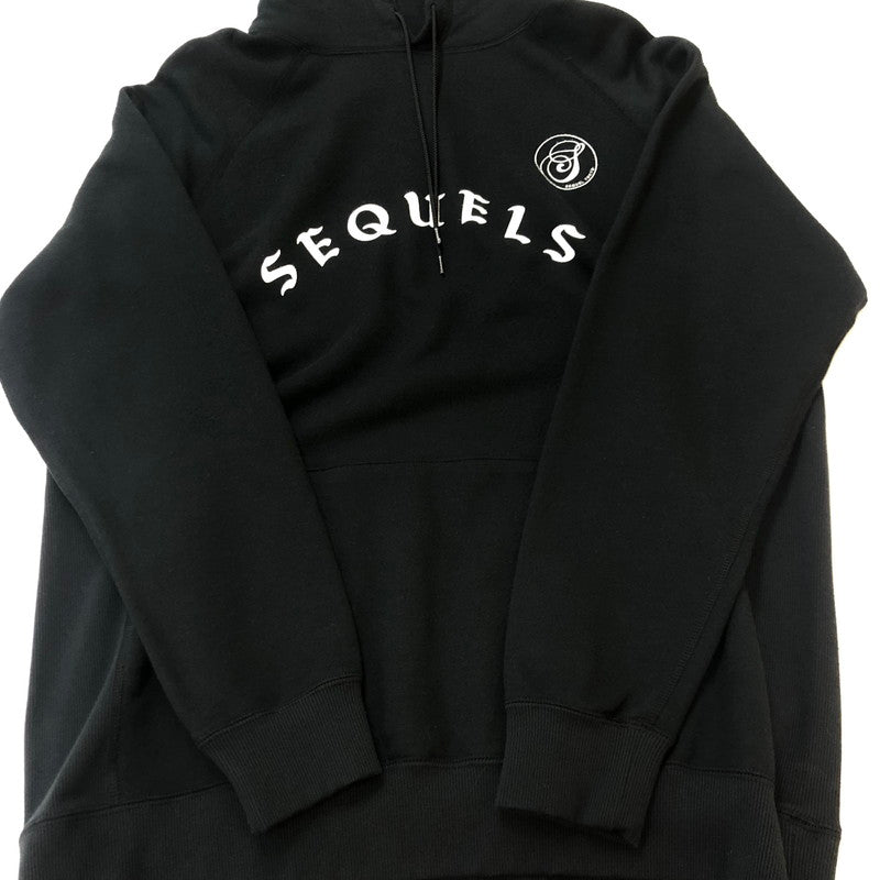 【中古品】【メンズ】 SEQUEL シークエル 24SS LOGO PULLOVER HOODIE SQ-24SS-HD-02 ロゴ プルオーバー フーディ 長袖 トップス パーカー 142-251022-yo-04-fuzh サイズ：S カラー：ブラック 万代Net店