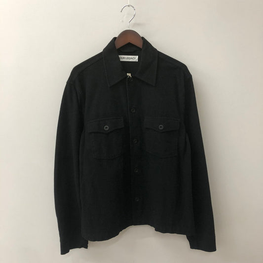 【中古品】【メンズ】 Our Legacy アワーレガシー 25AW EVENING COACH JACKET BLACK BRUSHED COTTON M4201EBBC イブニングコーチジャケット ブラックブラッシュドコットン アウター 141-250816-ts-12-tei サイズ：44 カラー：ブラック 万代Net店
