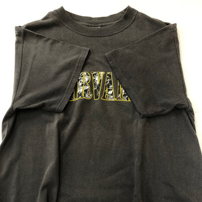 【中古品】【メンズ】 M＆O KNITS エムアンドオーニットズ 90's NIRVANA SMILE TEE S/S 90年代 ニルヴァーナ スマイル Tシャツ トップス 半袖 145-250816-ts-20-tei サイズ：M カラー：グレー 万代Net店