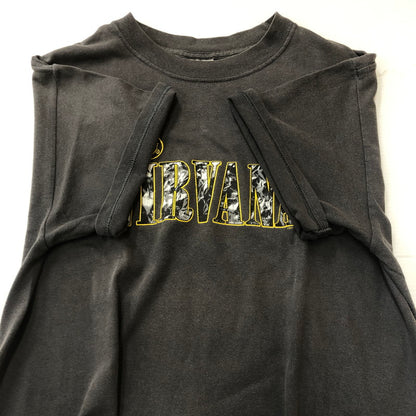 【中古品】【メンズ】 M＆O KNITS エムアンドオーニットズ 90's NIRVANA SMILE TEE S/S 90年代 ニルヴァーナ スマイル Tシャツ トップス 半袖 145-250816-ts-20-tei サイズ：M カラー：グレー 万代Net店