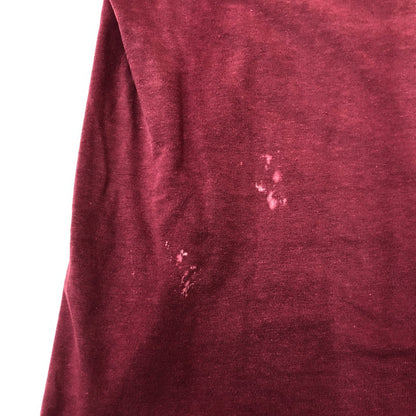 【現状渡し品】【メンズ】 Champion チャンピオン 70’s PICTOGRAM REVERSIBLE S/S TEE VINTAGE 70年代 ピクトグラム リバーシブル ショートスリーブ Tシャツ 半袖 トップス ヴィンテージ 145-250820-KS-17-tei サイズ：M カラー：ボルドー/イエロー 万代Net店