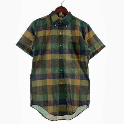 【現状渡し品】【メンズ】 BRENT ブレント 70’s VINTAGE CHECK S/S SHIRT 70年代 ヴィンテージ チェック ショートスリーブ シャツ 半袖 トップス 145-260723-sa-13-tei サイズ：S カラー：チェック 万代Net店