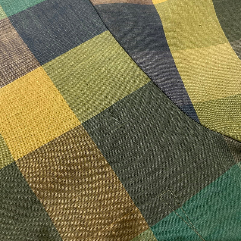 【現状渡し品】【メンズ】 BRENT ブレント 70’s VINTAGE CHECK S/S SHIRT 70年代 ヴィンテージ チェック ショートスリーブ シャツ 半袖 トップス 145-260723-sa-13-tei サイズ：S カラー：チェック 万代Net店