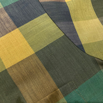 【現状渡し品】【メンズ】 BRENT ブレント 70’s VINTAGE CHECK S/S SHIRT 70年代 ヴィンテージ チェック ショートスリーブ シャツ 半袖 トップス 145-260723-sa-13-tei サイズ：S カラー：チェック 万代Net店