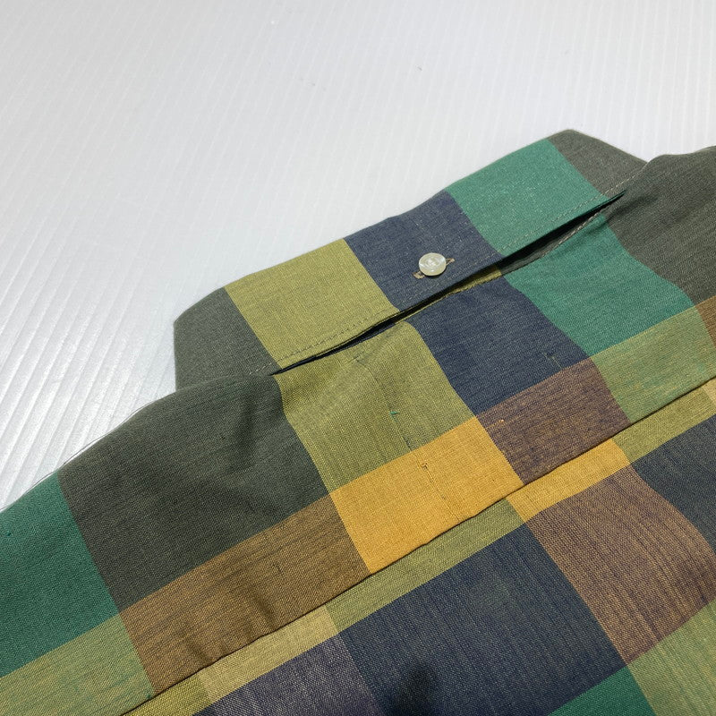 【現状渡し品】【メンズ】 BRENT ブレント 70’s VINTAGE CHECK S/S SHIRT 70年代 ヴィンテージ チェック ショートスリーブ シャツ 半袖 トップス 145-260723-sa-13-tei サイズ：S カラー：チェック 万代Net店