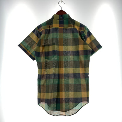 【現状渡し品】【メンズ】 BRENT ブレント 70’s VINTAGE CHECK S/S SHIRT 70年代 ヴィンテージ チェック ショートスリーブ シャツ 半袖 トップス 145-260723-sa-13-tei サイズ：S カラー：チェック 万代Net店