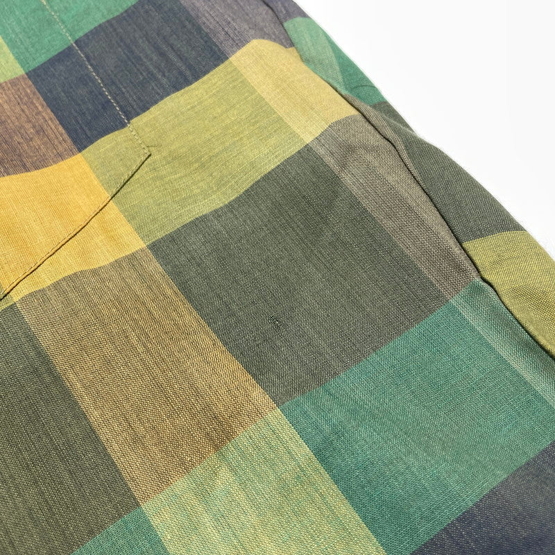 【現状渡し品】【メンズ】 BRENT ブレント 70’s VINTAGE CHECK S/S SHIRT 70年代 ヴィンテージ チェック ショートスリーブ シャツ 半袖 トップス 145-260723-sa-13-tei サイズ：S カラー：チェック 万代Net店