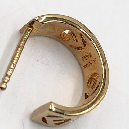 【中古品】【レディース】 FENDI フェンディ F IS FENDI EARRING エフイズフェンディ フープピアス アクセサリー 182-250826-kk-10-tei カラー：GOLD 万代Net店
