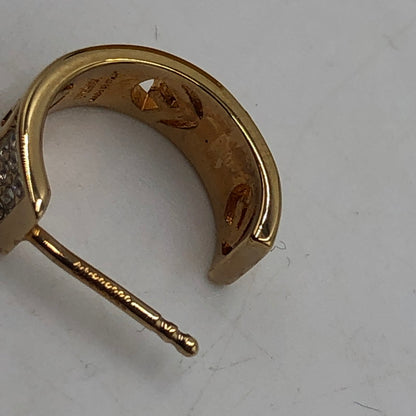 【中古品】【レディース】 FENDI フェンディ F IS FENDI EARRING エフイズフェンディ フープピアス アクセサリー 182-250826-kk-10-tei カラー：GOLD 万代Net店