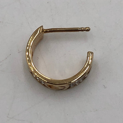 【中古品】【レディース】 FENDI フェンディ F IS FENDI EARRING エフイズフェンディ フープピアス アクセサリー 182-250826-kk-10-tei カラー：GOLD 万代Net店