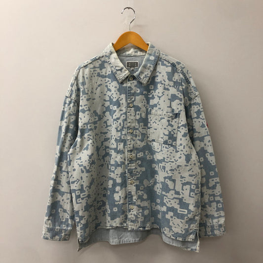 【中古品】【メンズ】 C.E シーイー NOISE WASHED DENIM SHIRT JACKET ノイズ ウォッシュド デニムシャツ ジャケット ライトアウター 142-250818-KS-06-fuz サイズ：M カラー：インディゴ 万代Net店