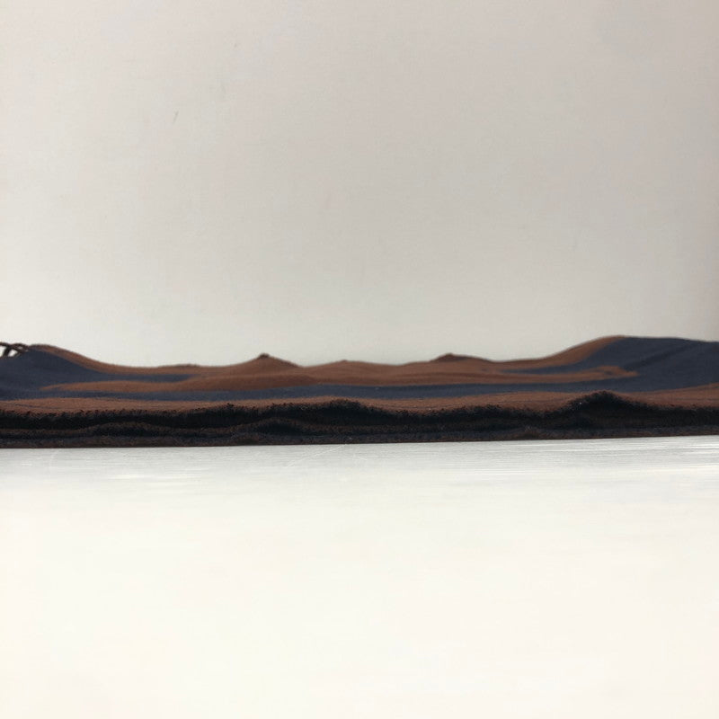 【中古品】【レディース】 HERMES エルメス 24AW Casaque Clefs de H カサック クレフ ドゥ アッシュ ストール マフラー 183-250818-KS-01-tei カラー：cacao/bleu marine 万代Net店