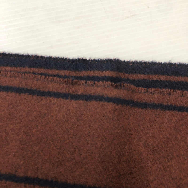 【中古品】【レディース】 HERMES エルメス 24AW Casaque Clefs de H カサック クレフ ドゥ アッシュ ストール マフラー 183-250818-KS-01-tei カラー：cacao/bleu marine 万代Net店