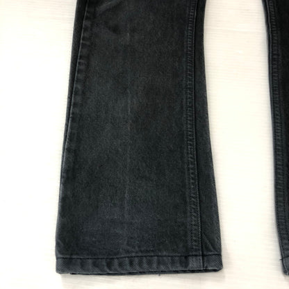 【中古品】【メンズ】 RAF BY RAF SIMONS ラフバイラフシモンズ BUTTON FLY DENIM PANTS J060 D117 WR01 ボタンフライ デニムパンツ ボトムス ジーンズ 152-250831-KS-22-tei サイズ：30 カラー：ブラック 万代Net店