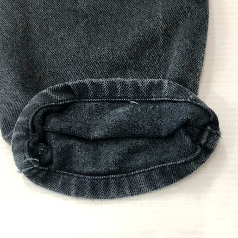 【中古品】【メンズ】 RAF BY RAF SIMONS ラフバイラフシモンズ BUTTON FLY DENIM PANTS J060 D117 WR01 ボタンフライ デニムパンツ ボトムス ジーンズ 152-250831-KS-22-tei サイズ：30 カラー：ブラック 万代Net店