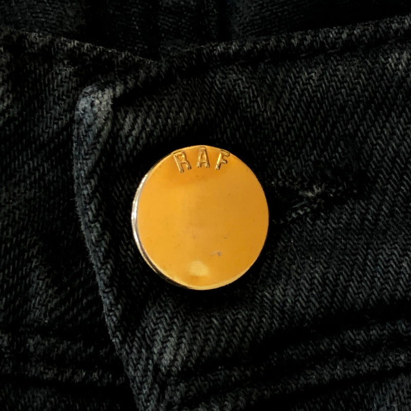 【中古品】【メンズ】 RAF BY RAF SIMONS ラフバイラフシモンズ BUTTON FLY DENIM PANTS J060 D117 WR01 ボタンフライ デニムパンツ ボトムス ジーンズ 152-250831-KS-22-tei サイズ：30 カラー：ブラック 万代Net店