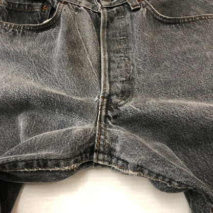 【中古品】【メンズ】 Levi's リーバイス 80~90’s 501 DENIM PANTS 501-0658 VINTAGE 80-90年代 デニムパンツ ボトムス ジーンズ ヴィンテージ ボタン裏 刻印544 先染め 156-250831-KS-26-fuz サイズ：W31L32 カラー：ブラック 万代Net店
