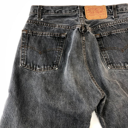 【中古品】【メンズ】 Levi's リーバイス 80~90’s 501 DENIM PANTS 501-0658 VINTAGE 80-90年代 デニムパンツ ボトムス ジーンズ ヴィンテージ ボタン裏 刻印544 先染め 156-250831-KS-26-fuz サイズ：W31L32 カラー：ブラック 万代Net店
