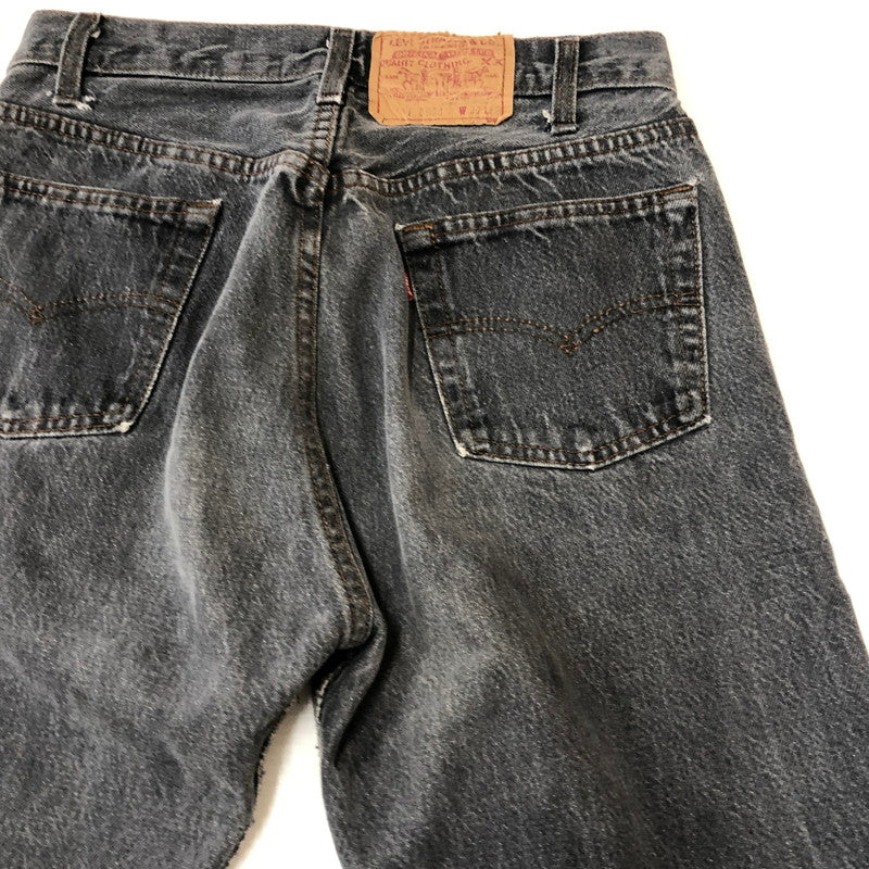 【中古品】【メンズ】 Levi's リーバイス 80~90’s 501 DENIM PANTS 501-0658 VINTAGE 80-90年代 デニムパンツ ボトムス ジーンズ ヴィンテージ ボタン裏 刻印544 先染め 156-250831-KS-26-fuz サイズ：W31L32 カラー：ブラック 万代Net店