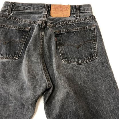 【中古品】【メンズ】 Levi's リーバイス 80~90’s 501 DENIM PANTS 501-0658 VINTAGE 80-90年代 デニムパンツ ボトムス ジーンズ ヴィンテージ ボタン裏 刻印544 先染め 156-250831-KS-26-fuz サイズ：W31L32 カラー：ブラック 万代Net店