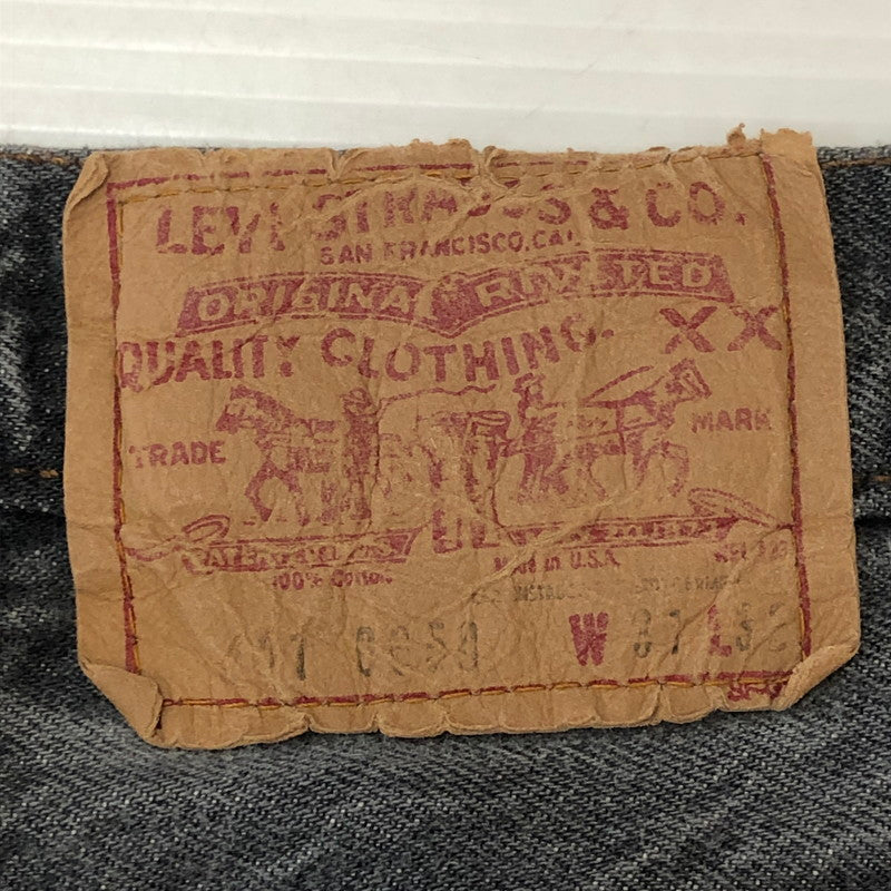 【中古品】【メンズ】 Levi's リーバイス 80~90’s 501 DENIM PANTS 501-0658 VINTAGE 80-90年代 デニムパンツ ボトムス ジーンズ ヴィンテージ ボタン裏 刻印544 先染め 156-250831-KS-26-fuz サイズ：W31L32 カラー：ブラック 万代Net店