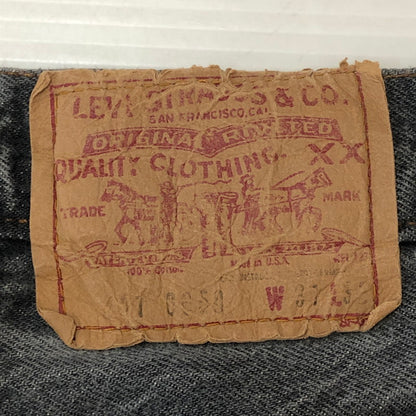 【中古品】【メンズ】 Levi's リーバイス 80~90’s 501 DENIM PANTS 501-0658 VINTAGE 80-90年代 デニムパンツ ボトムス ジーンズ ヴィンテージ ボタン裏 刻印544 先染め 156-250831-KS-26-fuz サイズ：W31L32 カラー：ブラック 万代Net店