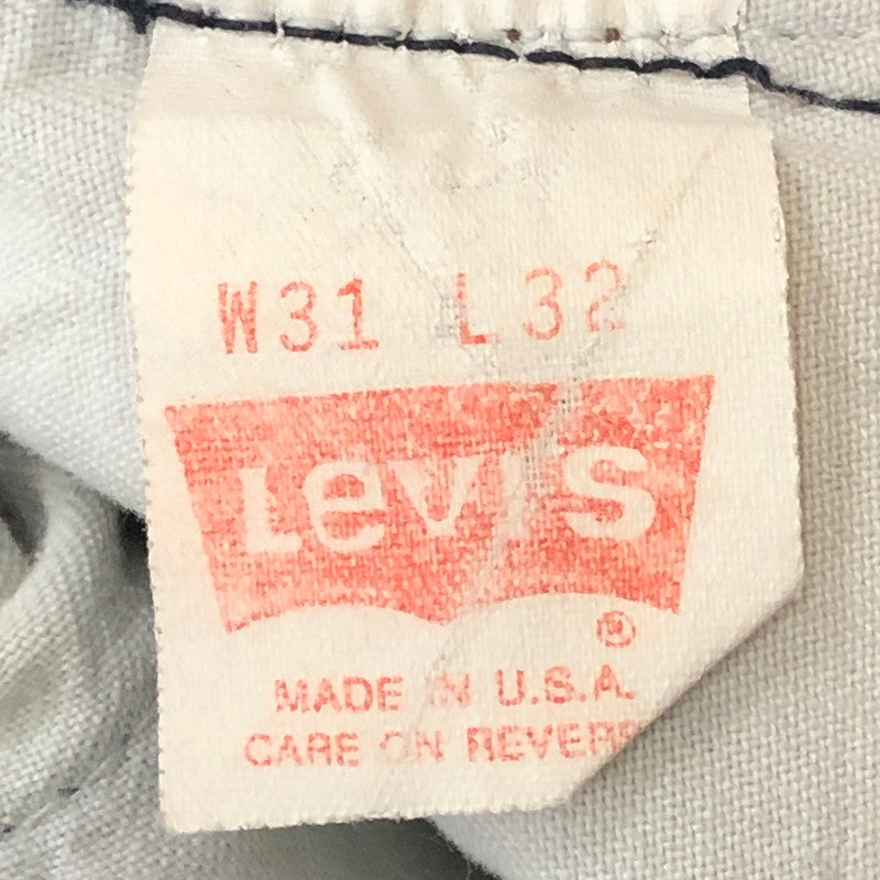 【中古品】【メンズ】 Levi's リーバイス 80~90’s 501 DENIM PANTS 501-0658 VINTAGE 80-90年代 デニムパンツ ボトムス ジーンズ ヴィンテージ ボタン裏 刻印544 先染め 156-250831-KS-26-fuz サイズ：W31L32 カラー：ブラック 万代Net店