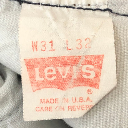 【中古品】【メンズ】 Levi's リーバイス 80~90’s 501 DENIM PANTS 501-0658 VINTAGE 80-90年代 デニムパンツ ボトムス ジーンズ ヴィンテージ ボタン裏 刻印544 先染め 156-250831-KS-26-fuz サイズ：W31L32 カラー：ブラック 万代Net店