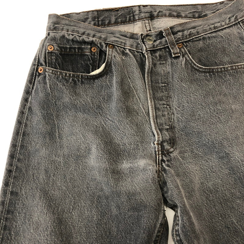 【中古品】【メンズ】 Levi's リーバイス 80~90’s 501 DENIM PANTS 501-0658 VINTAGE 80-90年代 デニムパンツ ボトムス ジーンズ ヴィンテージ ボタン裏 刻印544 先染め 156-250831-KS-26-fuz サイズ：W31L32 カラー：ブラック 万代Net店