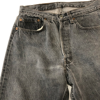 【中古品】【メンズ】 Levi's リーバイス 80~90’s 501 DENIM PANTS 501-0658 VINTAGE 80-90年代 デニムパンツ ボトムス ジーンズ ヴィンテージ ボタン裏 刻印544 先染め 156-250831-KS-26-fuz サイズ：W31L32 カラー：ブラック 万代Net店