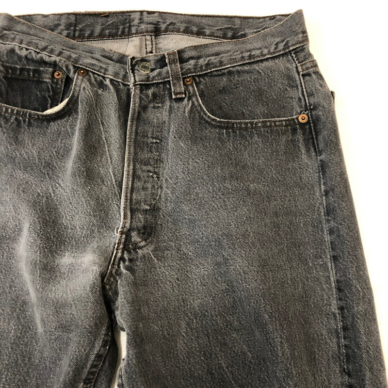 【中古品】【メンズ】 Levi's リーバイス 80~90’s 501 DENIM PANTS 501-0658 VINTAGE 80-90年代 デニムパンツ ボトムス ジーンズ ヴィンテージ ボタン裏 刻印544 先染め 156-250831-KS-26-fuz サイズ：W31L32 カラー：ブラック 万代Net店