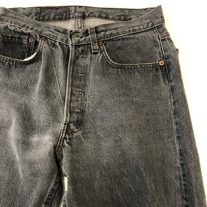 【中古品】【メンズ】 Levi's リーバイス 80~90’s 501 DENIM PANTS 501-0658 VINTAGE 80-90年代 デニムパンツ ボトムス ジーンズ ヴィンテージ ボタン裏 刻印544 先染め 156-250831-KS-26-fuz サイズ：W31L32 カラー：ブラック 万代Net店
