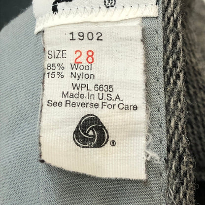 【中古品】【メンズ】 WOOLRICH ウールリッチ 70’s CROPPED WOOL PANTS 70年代 クロップド ウールパンツ ボトムス ヴィンテージ USA製 155-250924-yo-12-tei サイズ：28 カラー：グレー 万代Net店