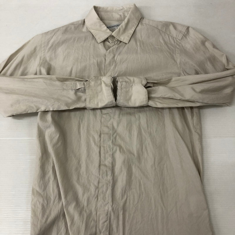 【中古品】【メンズ】 JOHN LAWRENCE SULLIVAN ジョンローレンスサリバン L/L SHIRT ロングスリーブ 比翼シャツ 長袖 トップス 140-250912-yo-01-tei サイズ：34 カラー：ホワイト 万代Net店