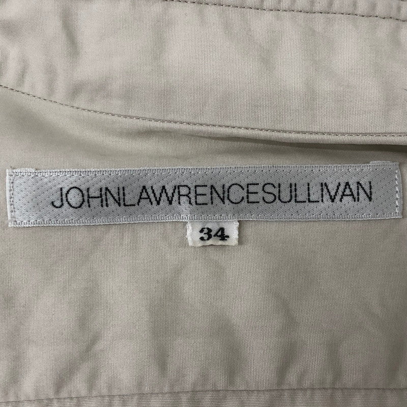 【中古品】【メンズ】 JOHN LAWRENCE SULLIVAN ジョンローレンスサリバン L/L SHIRT ロングスリーブ 比翼シャツ 長袖 トップス 140-250912-yo-01-tei サイズ：34 カラー：ホワイト 万代Net店