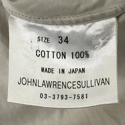 【中古品】【メンズ】 JOHN LAWRENCE SULLIVAN ジョンローレンスサリバン L/L SHIRT ロングスリーブ 比翼シャツ 長袖 トップス 140-250912-yo-01-tei サイズ：34 カラー：ホワイト 万代Net店