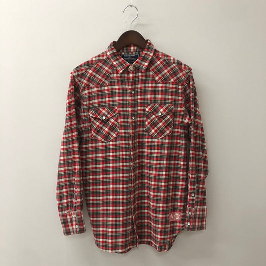 【中古品】【メンズ】 POLO SPORTS ポロスポーツ 90’s L/S CHECK WESTERN SHIRT HS-RS-BA4617 90年代 ロングスリーブ チェック ウエスタンシャツ 長袖 トップス 147-250818-KS-30-tei サイズ：M カラー：マルチカラー 万代Net店
