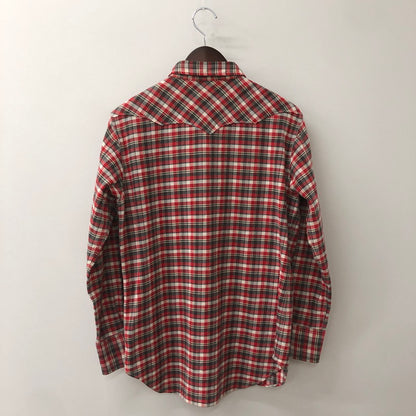 【中古品】【メンズ】 POLO SPORTS ポロスポーツ 90’s L/S CHECK WESTERN SHIRT HS-RS-BA4617 90年代 ロングスリーブ チェック ウエスタンシャツ 長袖 トップス 147-250818-KS-30-tei サイズ：M カラー：マルチカラー 万代Net店