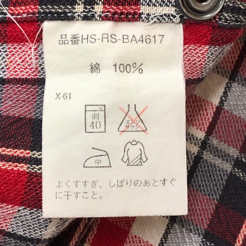 【中古品】【メンズ】 POLO SPORTS ポロスポーツ 90’s L/S CHECK WESTERN SHIRT HS-RS-BA4617 90年代 ロングスリーブ チェック ウエスタンシャツ 長袖 トップス 147-250818-KS-30-tei サイズ：M カラー：マルチカラー 万代Net店