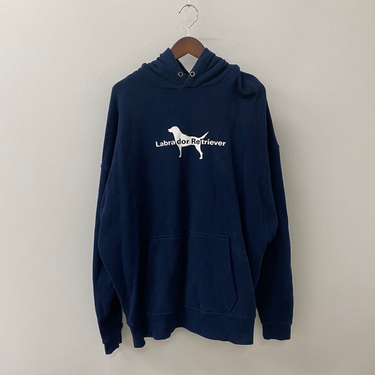 【中古品】【メンズ】 CLOVER クローバル WIDE HOOD SWEAT LABRADOR CLFW-2403 ワイドフードスウェット ラブラドール トップス プルオーバーパーカー フーディ 140-250817-ts-05-tei サイズ：XL カラー：ネイビー 万代Net店
