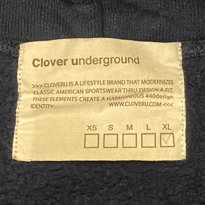 【中古品】【メンズ】 CLOVER クローバル WIDE HOOD SWEAT LABRADOR CLFW-2403 ワイドフードスウェット ラブラドール トップス プルオーバーパーカー フーディ 140-250817-ts-05-tei サイズ：XL カラー：ネイビー 万代Net店